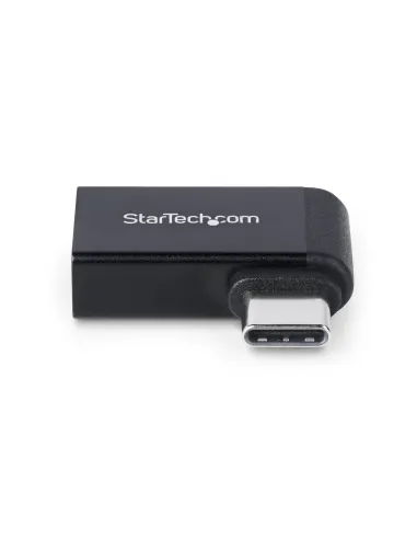 StarTech.com Adaptador Acodado USB-C a USB-A - USB Tipo C - Conversor Compacto USB Tipo C Macho a USB Hembra - Carcasa de Metal
