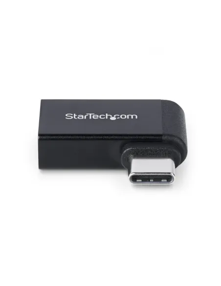 StarTech.com Adaptador Acodado USB-C a USB-A - USB Tipo C - Conversor Compacto USB Tipo C Macho a USB Hembra - Carcasa de Metal