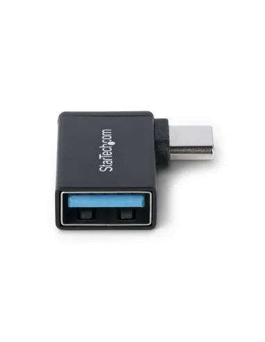 StarTech.com Adaptador Acodado USB-C a USB-A - USB Tipo C - Conversor Compacto USB Tipo C Macho a USB Hembra - Carcasa de Metal