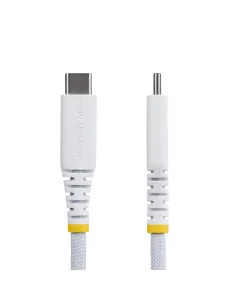 StarTech.com Cable de Carga USB-C Trenzado de 3m - Cable Cargador USB Tipo C para Portátil - Cable Resistente para Carga de 2