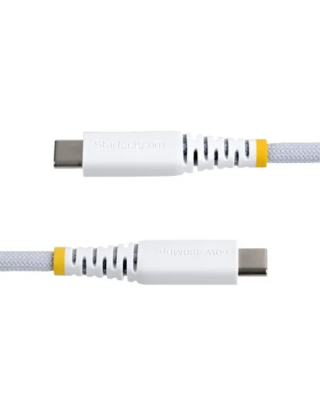 StarTech.com Cable de Carga USB-C Trenzado de 3m - Cable Cargador USB Tipo C para Portátil - Cable Resistente para Carga de