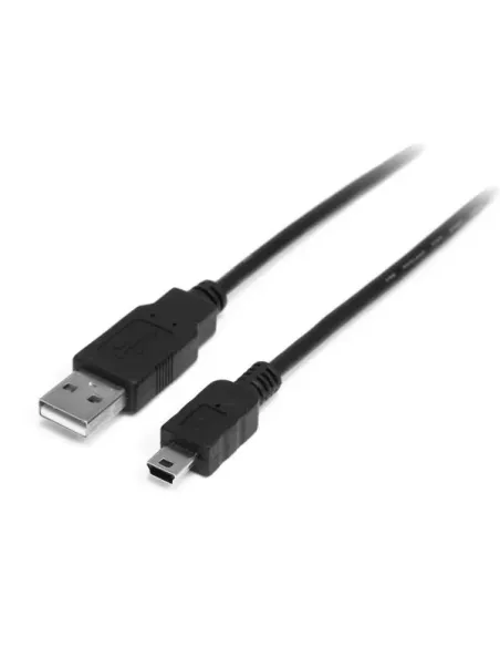 StarTech.com Cable USB de 1m para Cámara - 1x USB A Macho - 1x Mini USB B Macho - Adaptador Negro