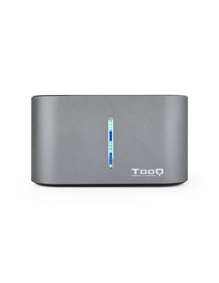 TooQ TQDS-805G base de conexión para disco duro USB 3.2 Gen 1 (3.1 Gen 1) Type-B Aluminio