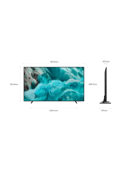 Samsung TQ43Q7FAAU 109,2 cm (43") 4K Ultra HD Smart TV Wifi Negro