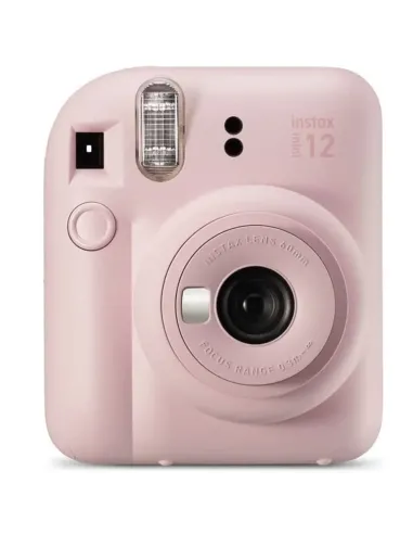 Camara fujifil mini instax 12 flash -  autoexposicion -  rosa pastel