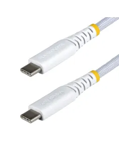 StarTech.com Cable de Carga USB-C Trenzado de 2m - Cable Cargador USB Tipo C para Portátil - Cable Resistente para Carga de