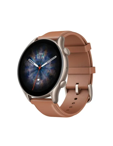 Amazfit W2040OV3N Relojes inteligentes y deportivos 3,68 cm (1.45") AMOLED Digital 480 x 480 Pixeles Pantalla táctil Plata Wifi