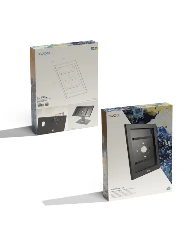 TooQ Marco Antirrobo para Tablets de 14,6”, Negro