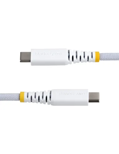 StarTech.com Cable de Carga USB-C Trenzado de 1m - Cable Cargador USB Tipo C para Portátil - Cable Resistente para Carga de