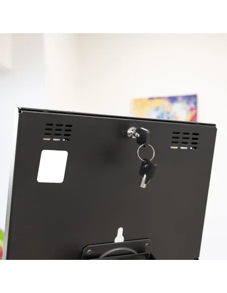 TooQ Marco Antirrobo para Tablets de 12,4” a 13”, Negro