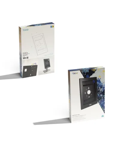 TooQ Marco Antirrobo para Tablets de 12,4” a 13”, Negro
