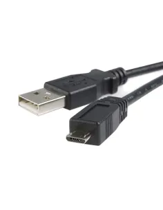 StarTech.com Cable Adaptador de 1m USB A Macho a Micro USB B Macho para Teléfono Móvil Carga y Datos - Negro