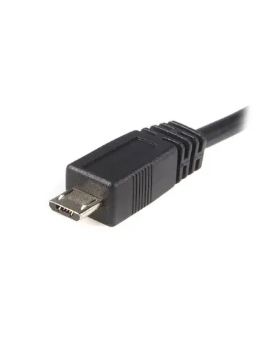 StarTech.com Cable Adaptador de 1m USB A Macho a Micro USB B Macho para Teléfono Móvil Carga y Datos - Negro