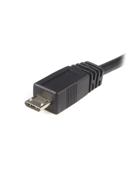 StarTech.com Cable Adaptador de 1m USB A Macho a Micro USB B Macho para Teléfono Móvil Carga y Datos - Negro