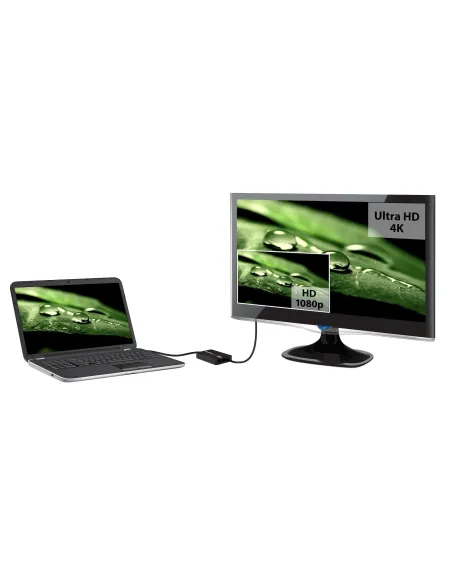 StarTech.com Adaptador Gráfico Externo USB 3.0 a HDMI - UltraHD 4K 30Hz - Certificado DisplayLink - Conversor USB-A a HDMI para