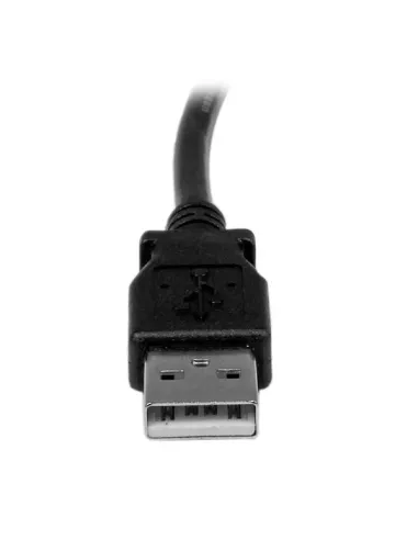 StarTech.com Cable Adaptador USB 2m para Impresora Acodado - 1x USB A Macho - 1x USB B Macho en Ángulo Izquierdo