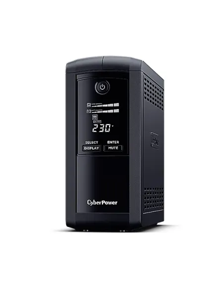 CyberPower VP1000ELCD sistema de alimentación ininterrumpida (UPS) Línea interactiva 1 kVA 550 W 4 salidas AC