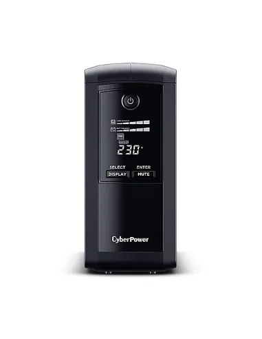CyberPower VP1000ELCD sistema de alimentación ininterrumpida (UPS) Línea interactiva 1 kVA 550 W 4 salidas AC