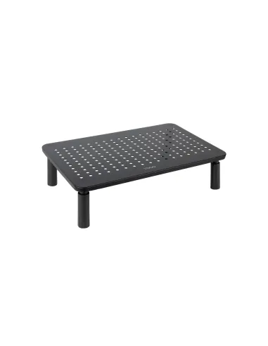 TooQ Soporte Elevador Multiusos para Monitor Portátil, Negro