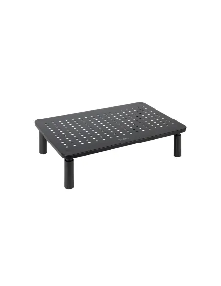 TooQ Soporte Elevador Multiusos para Monitor Portátil, Negro