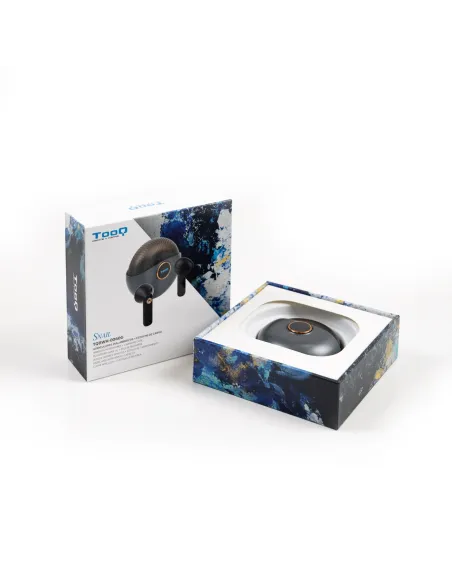 TooQ Snail Auriculares Inalámbricos + Micrófono Bluetooth con Estuche de Carga, Gris Negros
