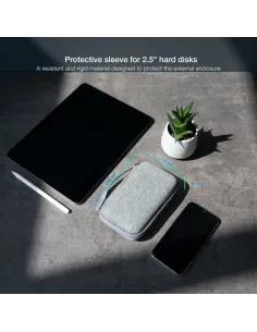TooQ Estuche Protector para Caja Externa de 2.5”, Gris 2