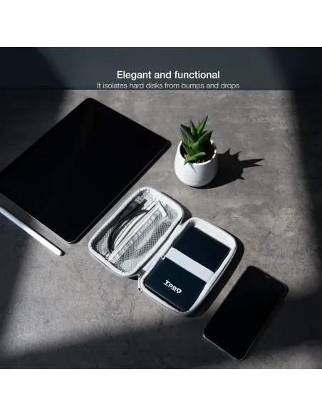 TooQ Estuche Protector para Caja Externa de 2.5”, Gris