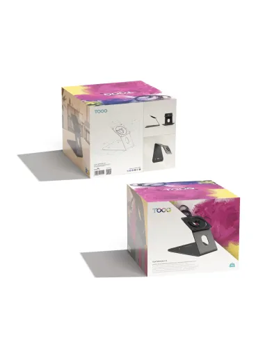 TooQ Soporte de Mesa o Pared para Marco Antirrobo Tablet