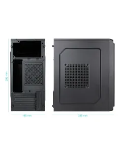 TooQ Caja Minitorre Micro-ATX “DODEKA ULTRA” Negra 2