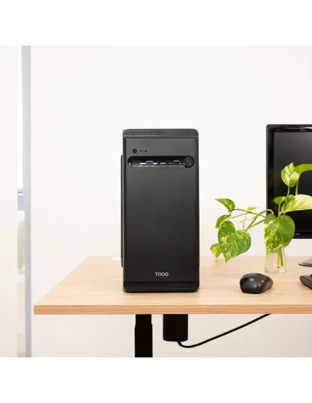 TooQ Caja Minitorre Micro-ATX “DODEKA ULTRA” Negra