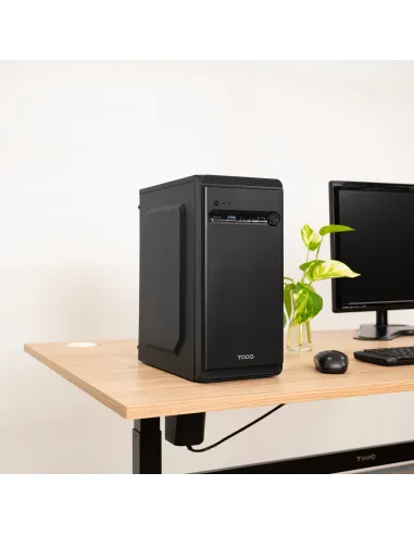 TooQ Caja Minitorre Micro-ATX “DODEKA ULTRA” Negra