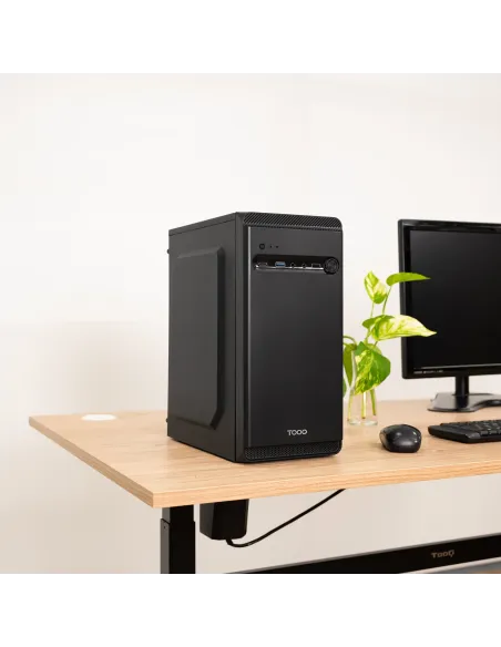 TooQ Caja Minitorre Micro-ATX “DODEKA ULTRA” Negra