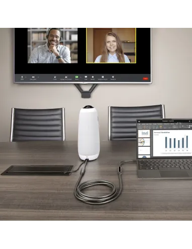 StarTech.com Cable USB Tipo C Activo de 3m - USB 3.2 10Gbps - Cable USB C Largo - Power Delivery PD de 60W - 8K 60Hz - DP 1.4