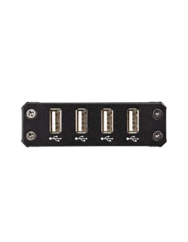ATEN Extensor USB 2.0 por Cat 5 con hub de cuatro puertos (hasta 100 m)