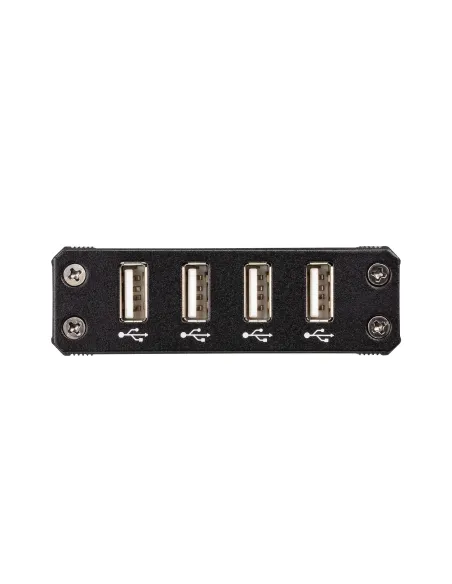 ATEN Extensor USB 2.0 por Cat 5 con hub de cuatro puertos (hasta 100 m)