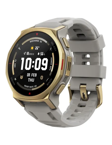 Amazfit T-rex 3 Pro 3,35 cm (1.32") AMOLED 44 mm Digital 466 x 466 Pixeles Pantalla táctil Oro Wifi GPS (satélite)