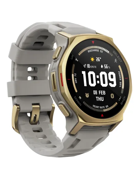 Amazfit T-rex 3 Pro 3,35 cm (1.32") AMOLED 44 mm Digital 466 x 466 Pixeles Pantalla táctil Oro Wifi GPS (satélite)