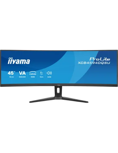 iiyama ProLite XCB4594DQSU-B1 pantalla para PC 113 cm (44.5") 5120 x 1440 Pixeles Dual QHD LED Negro