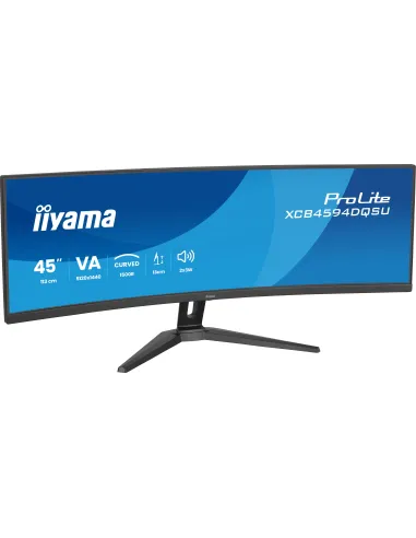 iiyama ProLite XCB4594DQSU-B1 pantalla para PC 113 cm (44.5") 5120 x 1440 Pixeles Dual QHD LED Negro