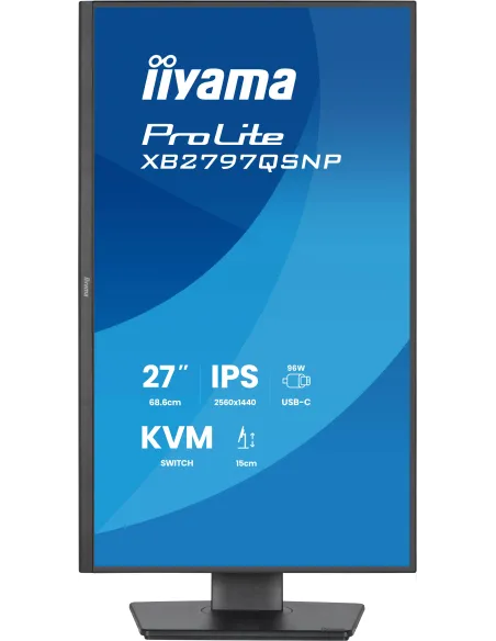 iiyama ProLite XB2797QSNP-B1 pantalla para PC 68,6 cm (27") 2560 x 1440 Pixeles Quad HD LCD Negro