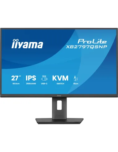 iiyama ProLite XB2797QSNP-B1 pantalla para PC 68,6 cm (27") 2560 x 1440 Pixeles Quad HD LCD Negro