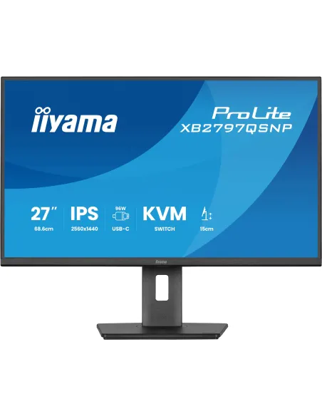iiyama ProLite XB2797QSNP-B1 pantalla para PC 68,6 cm (27") 2560 x 1440 Pixeles Quad HD LCD Negro