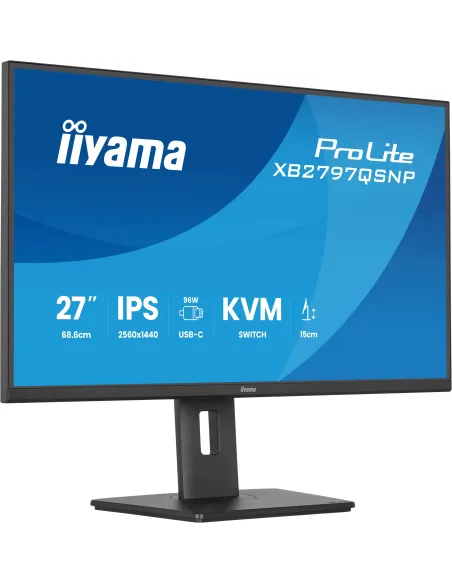 iiyama ProLite XB2797QSNP-B1 pantalla para PC 68,6 cm (27") 2560 x 1440 Pixeles Quad HD LCD Negro