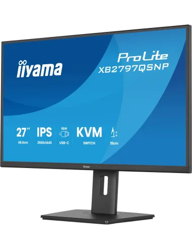 iiyama ProLite XB2797QSNP-B1 pantalla para PC 68,6 cm (27") 2560 x 1440 Pixeles Quad HD LCD Negro