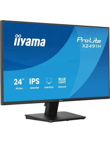 iiyama ProLite X2491H-B1 pantalla para PC 60,5 cm (23.8") 1920 x 1080 Pixeles Full HD LCD Negro