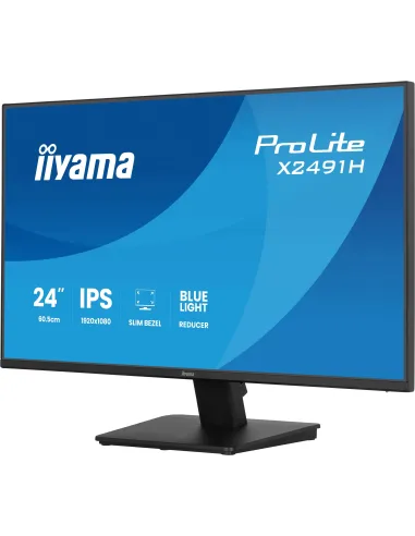 iiyama ProLite X2491H-B1 pantalla para PC 60,5 cm (23.8") 1920 x 1080 Pixeles Full HD LCD Negro