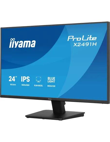 iiyama ProLite X2491H-B1 pantalla para PC 60,5 cm (23.8") 1920 x 1080 Pixeles Full HD LCD Negro