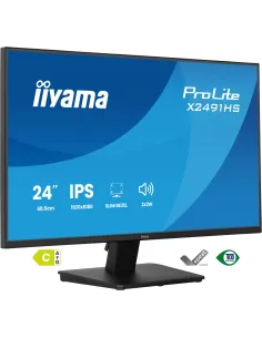 iiyama ProLite X2491HS-B1 pantalla para PC 60,5 cm (23.8") 1920 x 1080 Pixeles Full HD LCD Negro