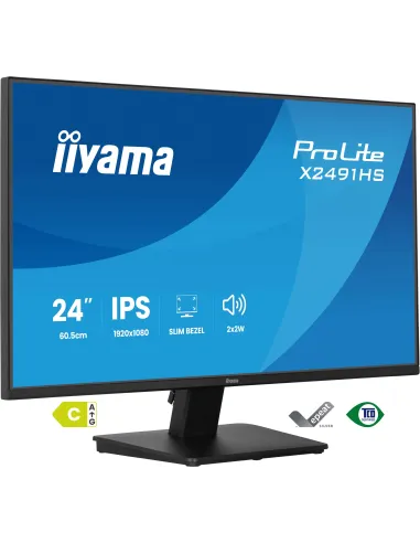 iiyama ProLite X2491HS-B1 pantalla para PC 60,5 cm (23.8") 1920 x 1080 Pixeles Full HD LCD Negro