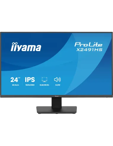 iiyama ProLite X2491HS-B1 pantalla para PC 60,5 cm (23.8") 1920 x 1080 Pixeles Full HD LCD Negro